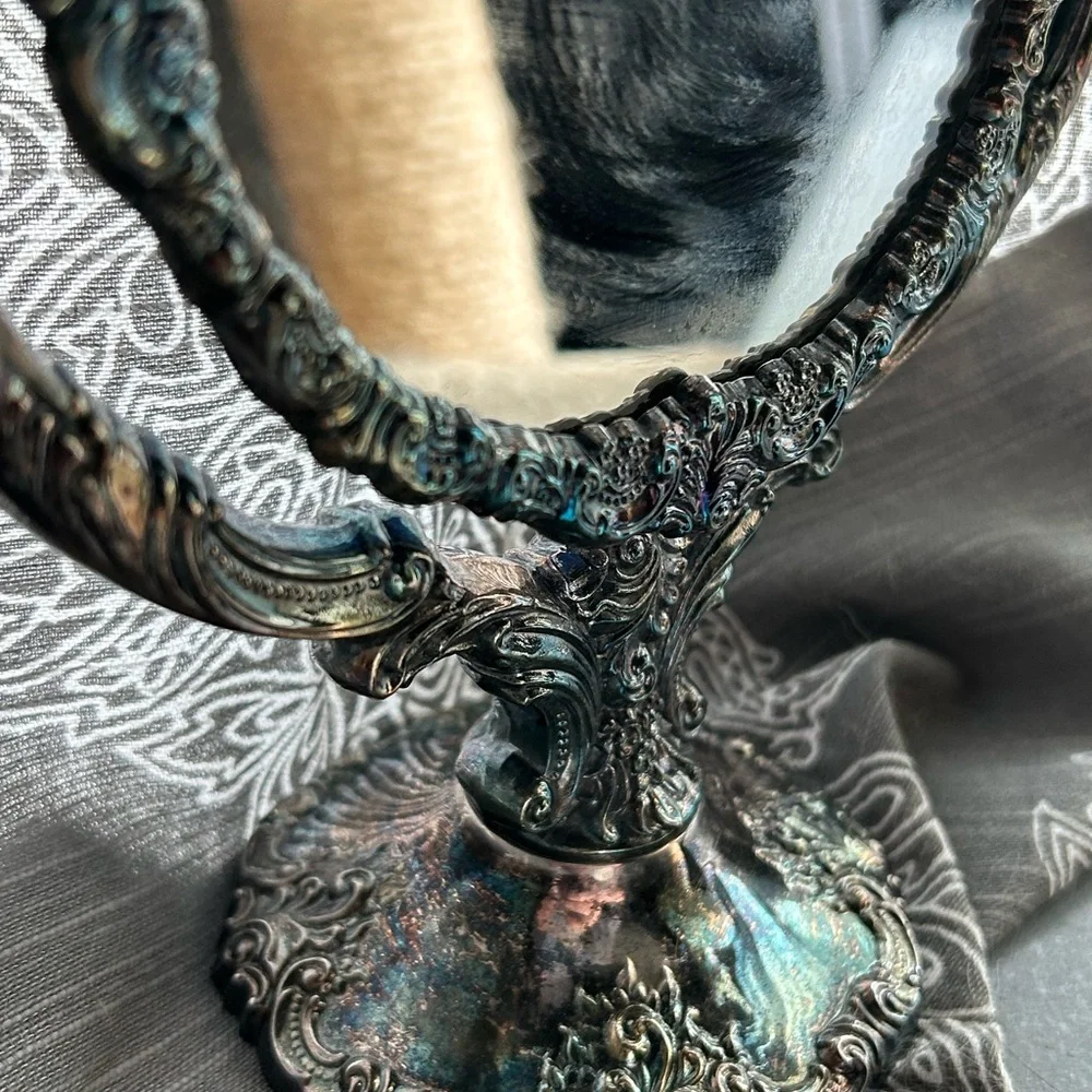 Elegant Silver Vanity Mirror